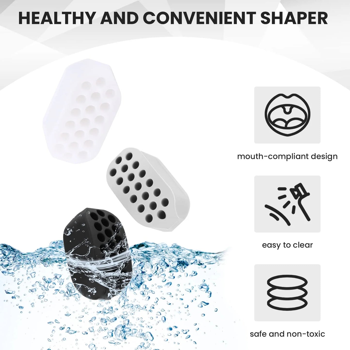 Jawline Exerciser for Men Women,6 Pcs Sports Jaw Exerciser  Face Exerciser Jaw Toner Mewing Jaw Exerciser Jaw Chisel Exerciser