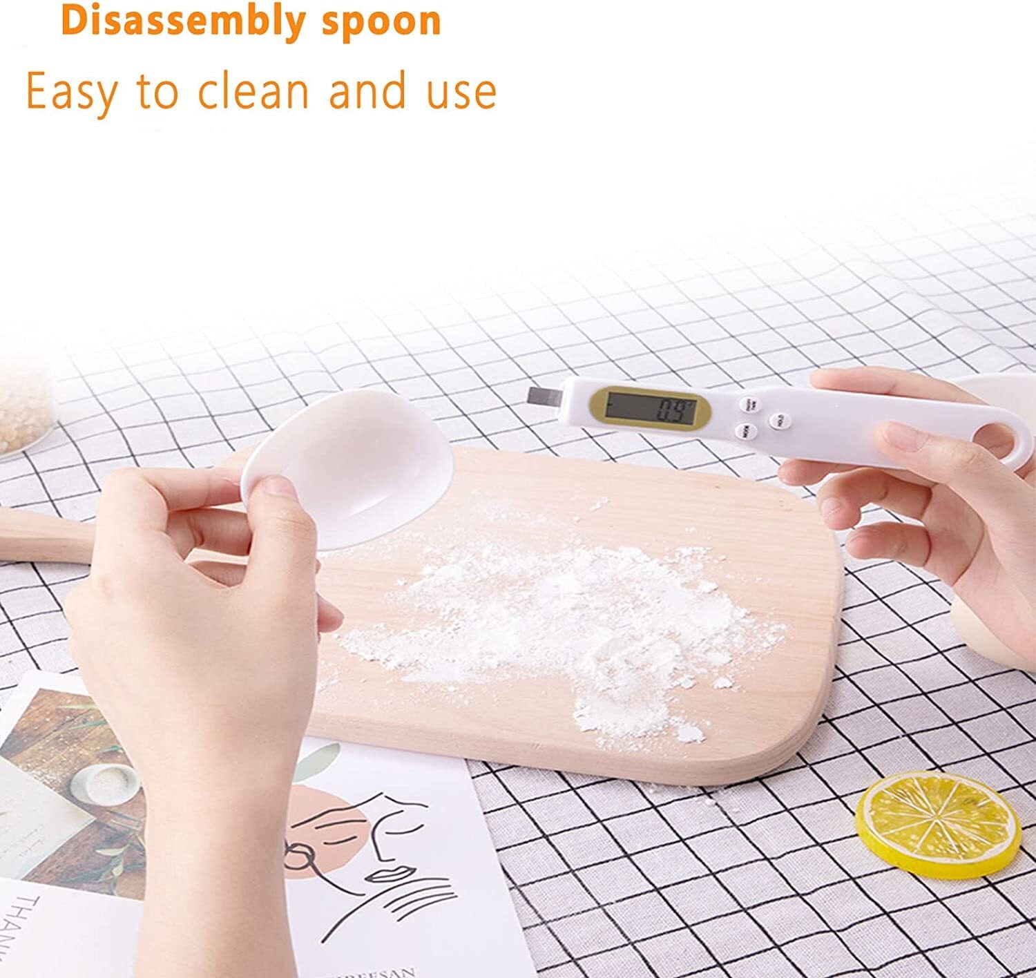 Digital Spoon Scale for Kitchen Cooking Food Weight Measuring Precise 500G/0.1G